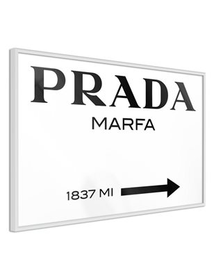 Poster  Prada (White)